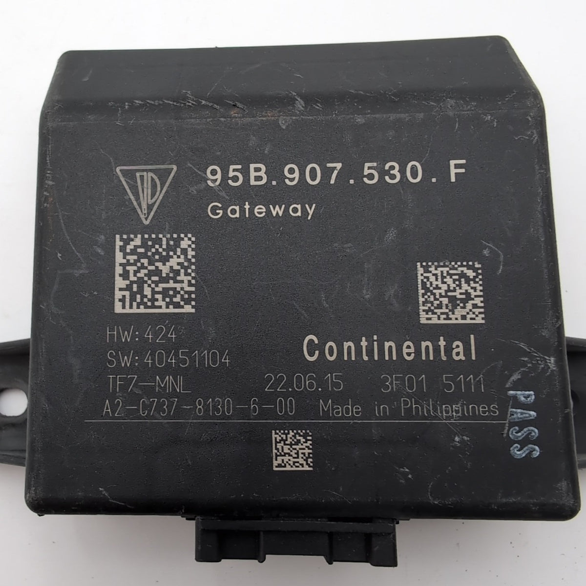 2016 2017 Porsche Macan Gateway Control Module OEM 95B907530F