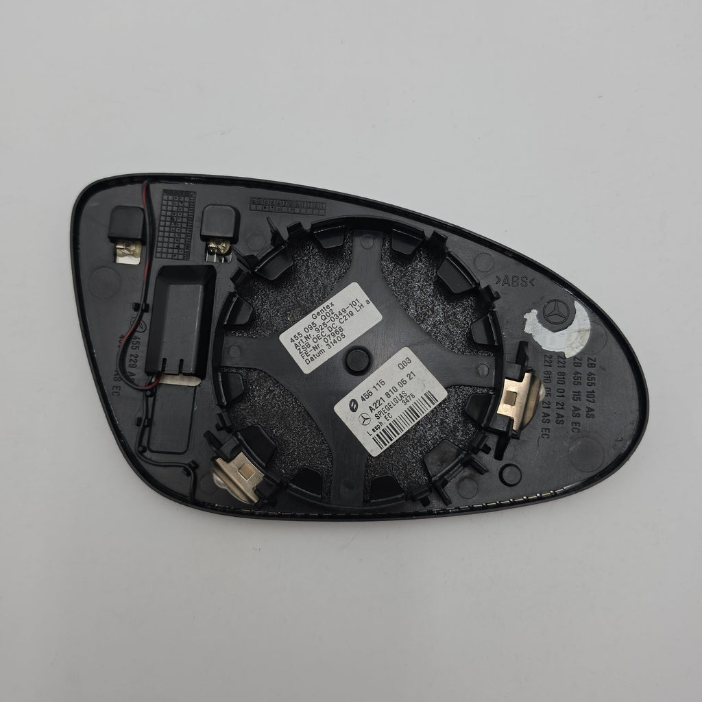 2007 2008 2009 Mercedes S550 W221 Left Side View Mirror Glass A2218100521