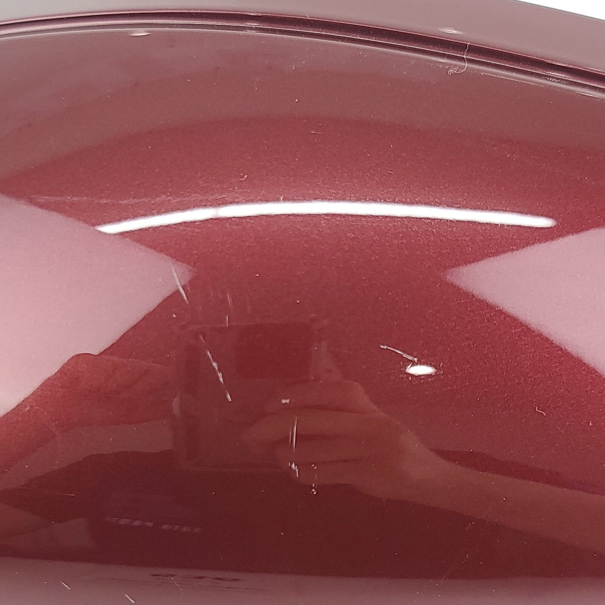 03-06 Fits Mercedes W211 E320 E500 Left Side View Door Mirror Cap Cover Burgundy