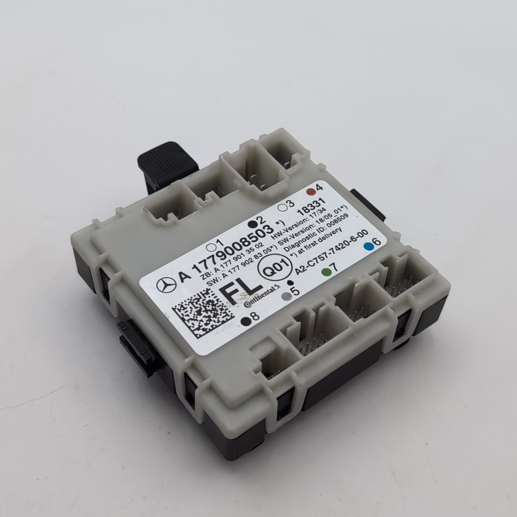 2020- 24 MERCEDES A CLA GLA GLB FRONT LEFT DRIVER DOOR CONTROL UNIT A1779005105