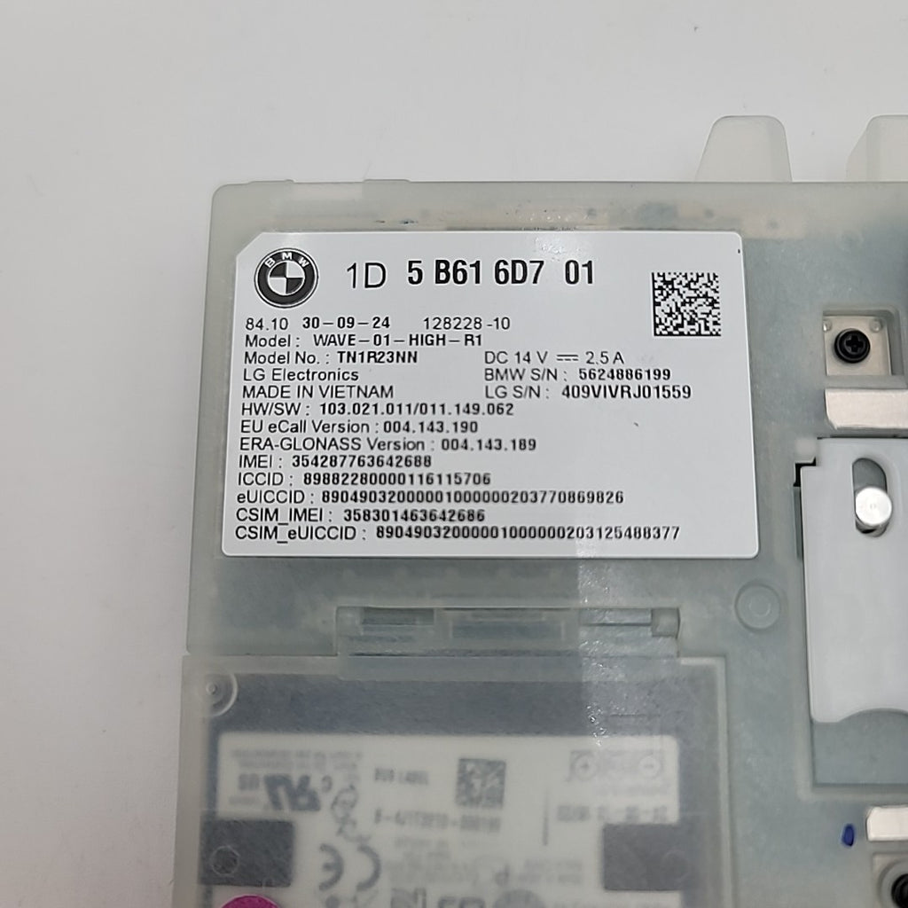 2025 2026 BMW G20 G22 G42 G60 M3 M4 X1 X3 X6 Antenna Telematics Control Module