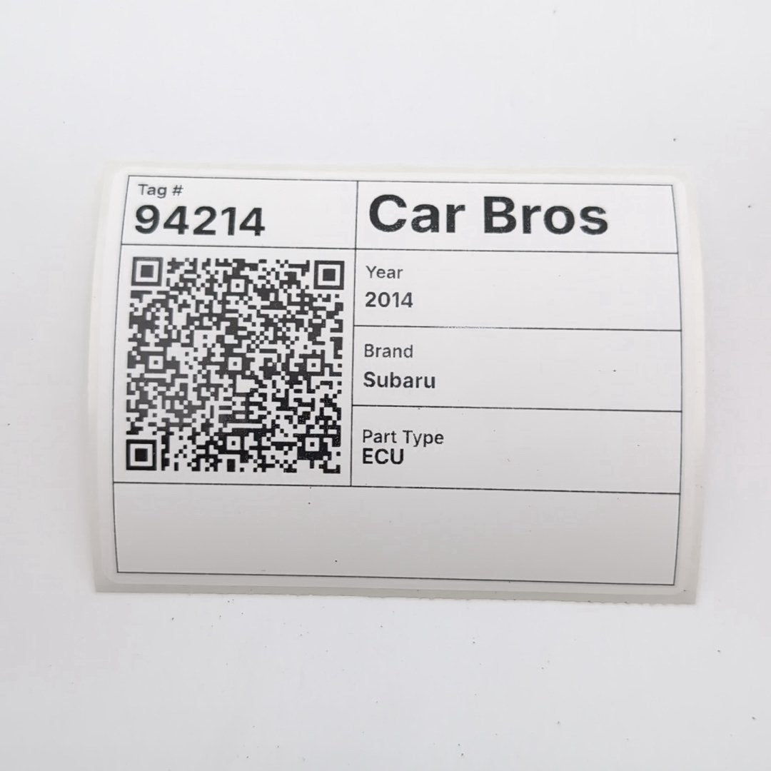 2014 Subaru Impreza 2.0L Engine Computer Control Module 22765AG030