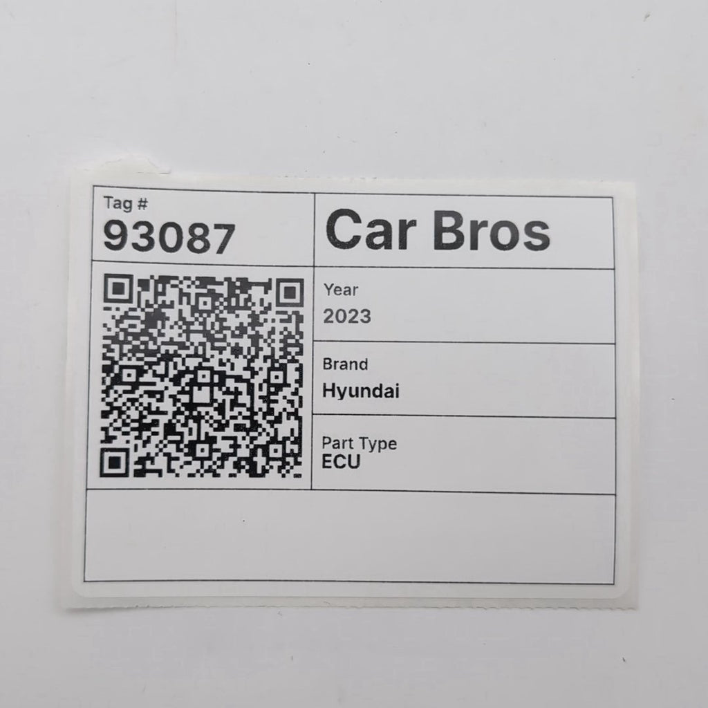 2023 Hyundai Elantra 2.0L Engine Computer Control Module ECU 39170-2JBD7