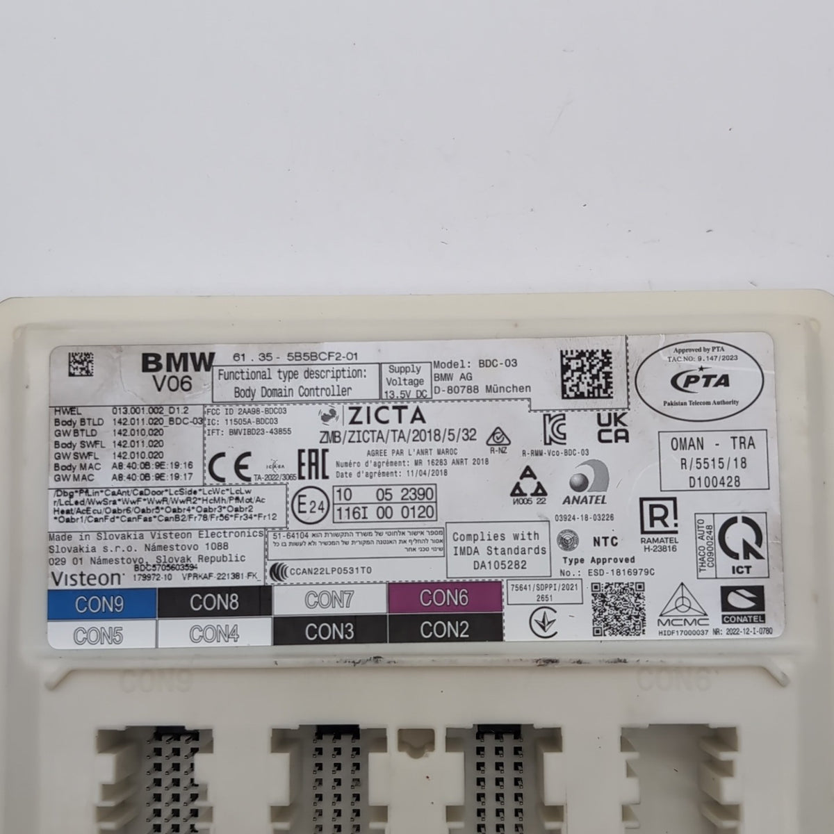2024- 2026 BMW G82 G42 G22 G26 G20 BDC V06 Body Domain Controller 5B5BCF2