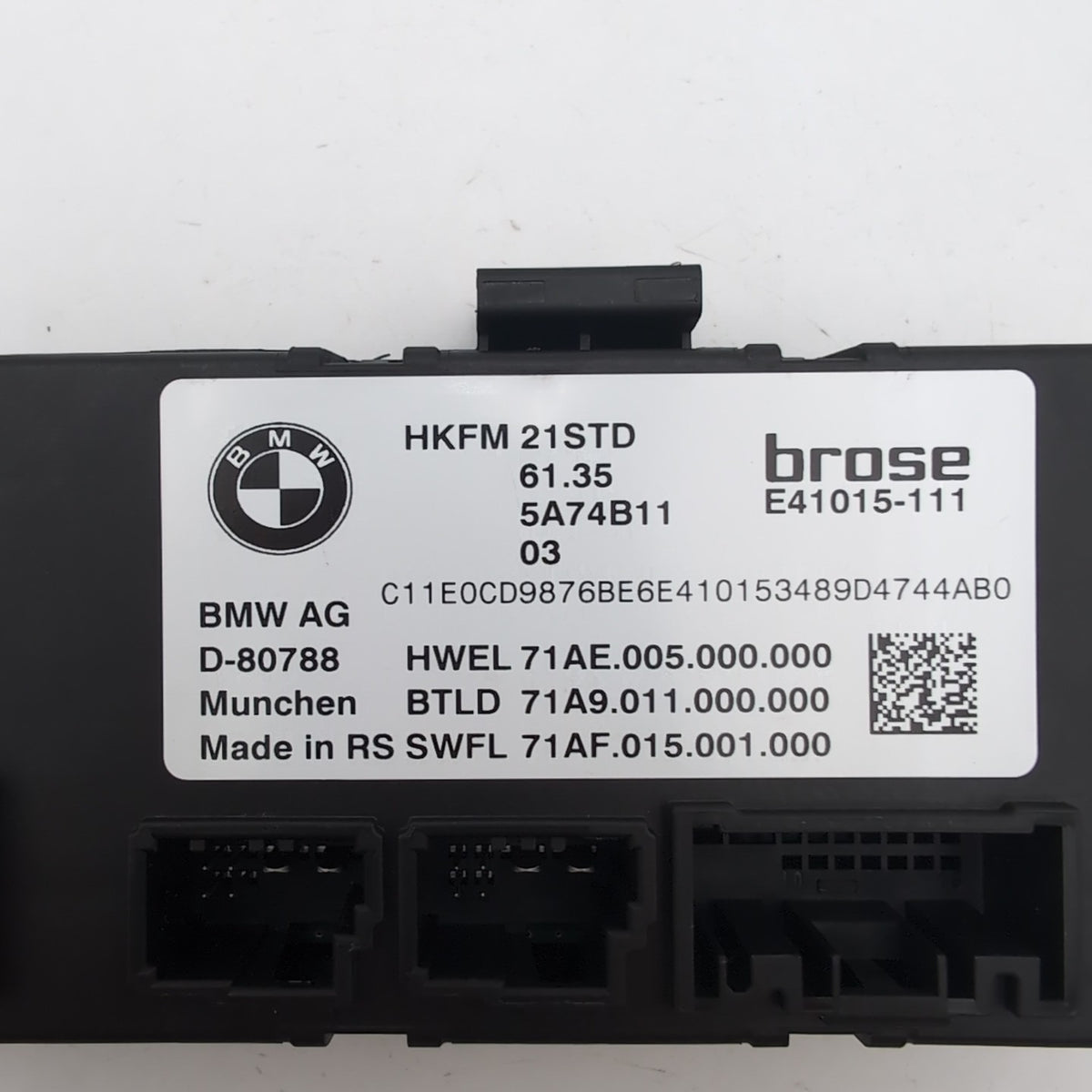 2023 2024 2025 BMW G60 XM X1 X2 X3 Trunk Lid Liftgate Control Module 5A74B11