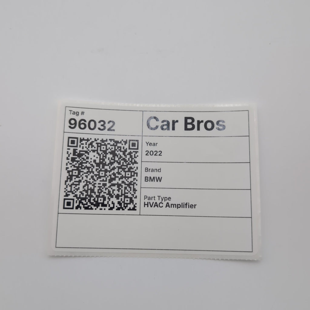 2019 - 2024 BMW 330i 430i G20 G22 G26 HVAC Climate Control Amplifier Module