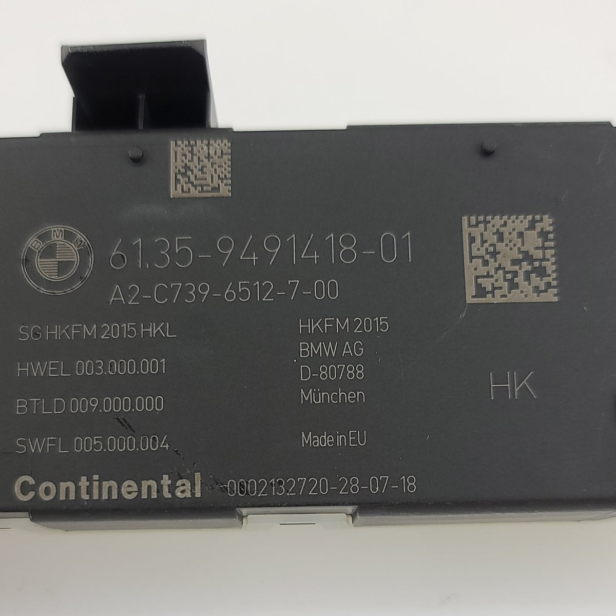 2016-19 BMW X3 X4 530I 540 M4 Tailgate Control Module OEM 9491418 G11 G12 G15