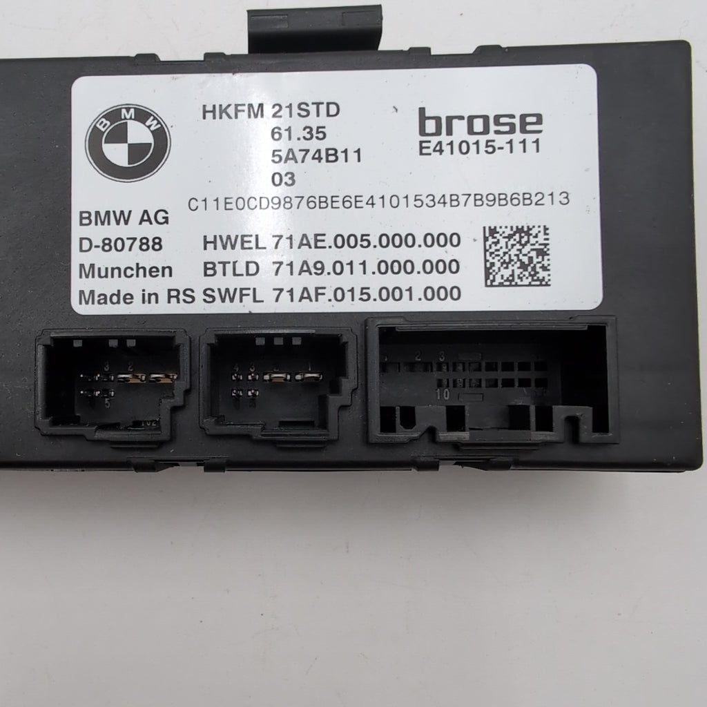 2023 2024 2025 BMW G60 XM X1 X2 X3 Trunk Lid Liftgate Control Module 5A74B11
