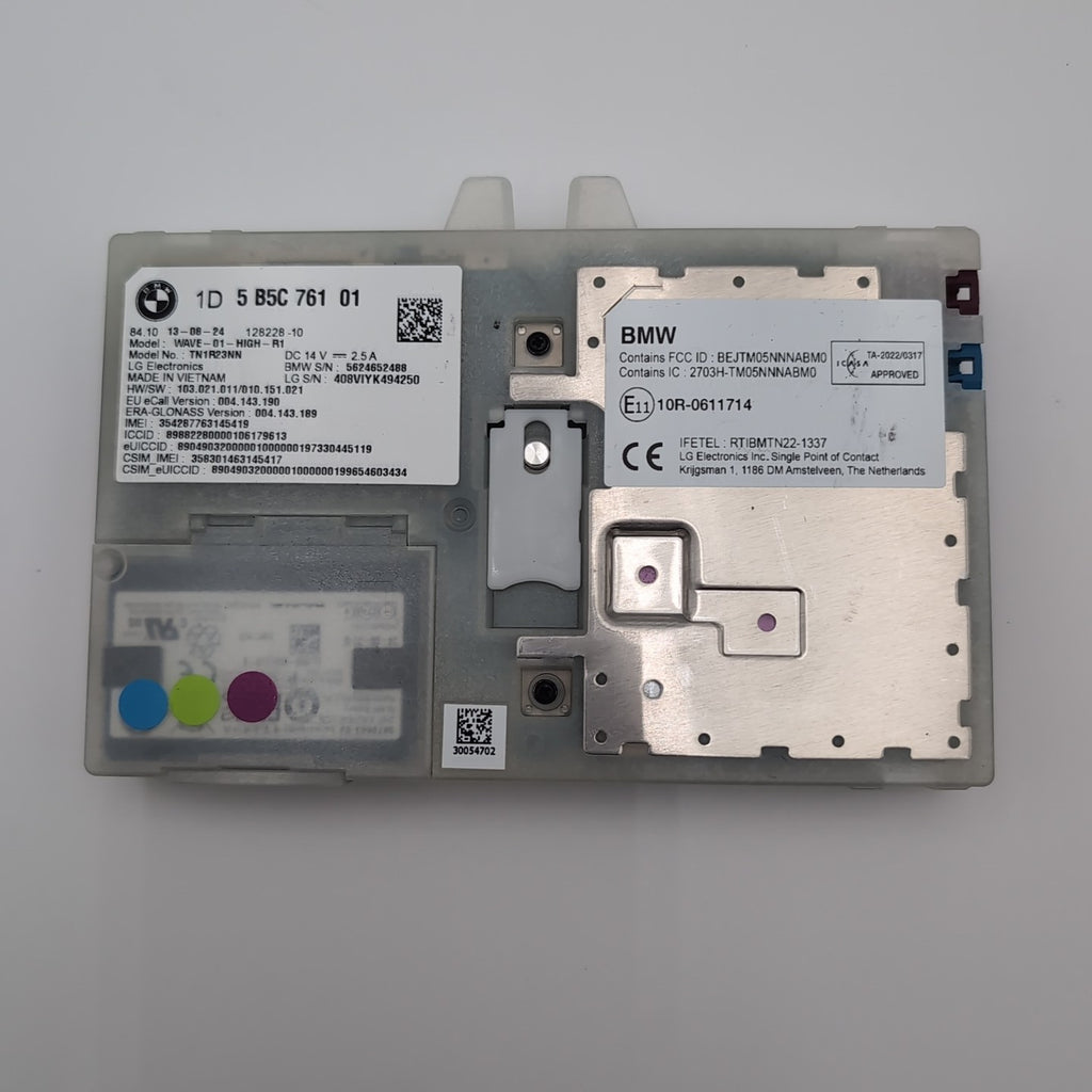 2025 BMW 330i G20 X1 U11 X3 G45 Antenna Telematics Control Module 5B5C761