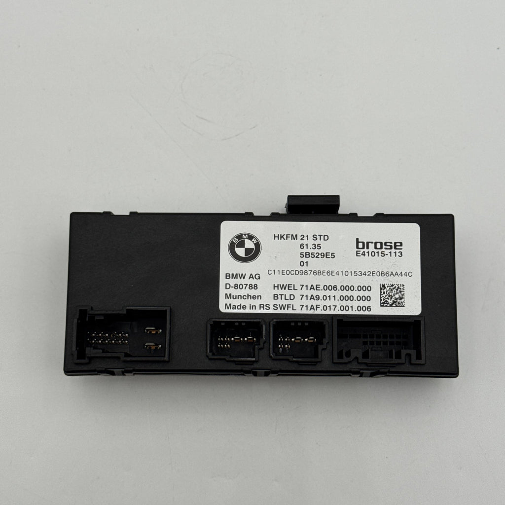 2024 - 2026 BMW G60 XM X6 X3 X1 X2 Trunk Lid Deck Lid Control Module 5B529E5