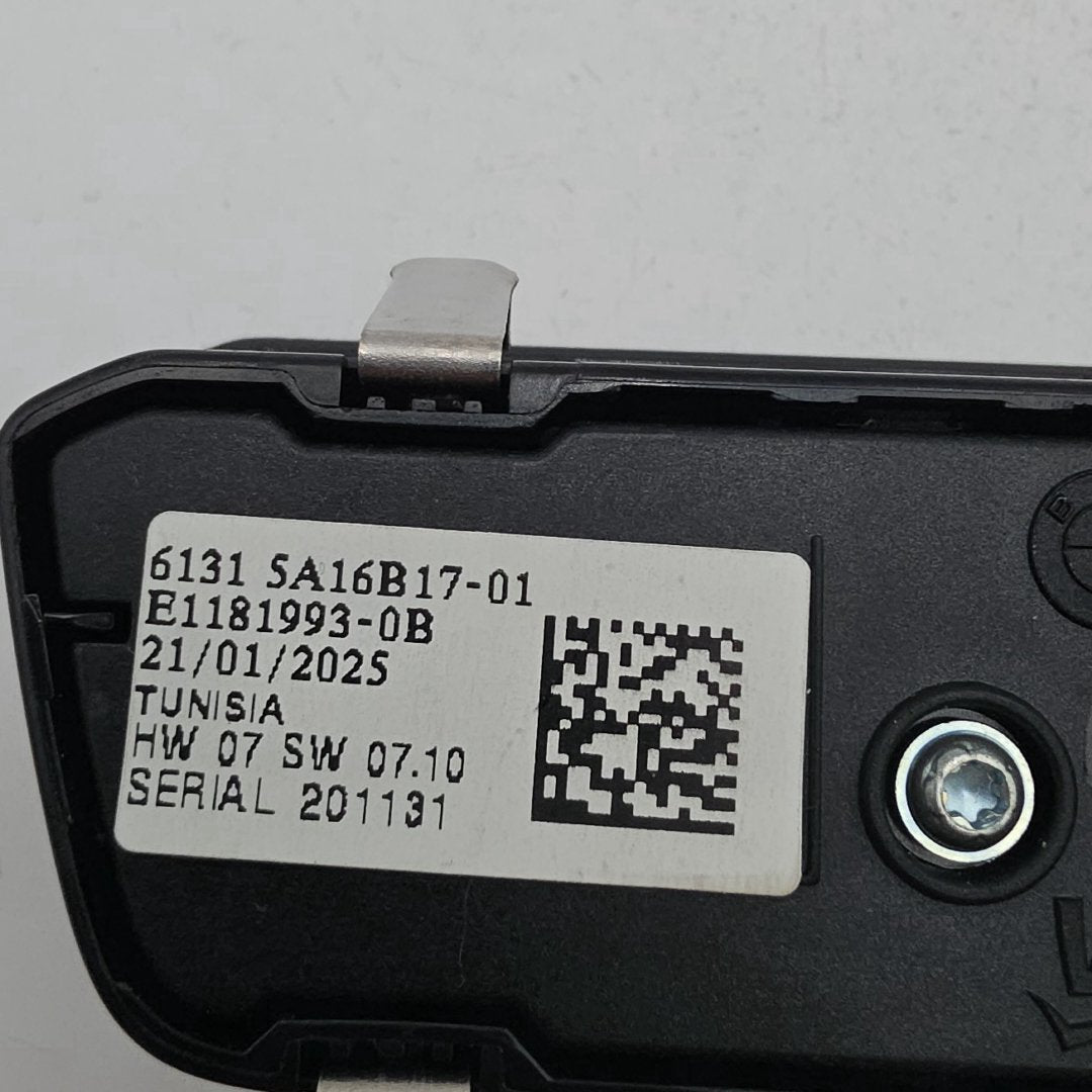 2021 - 2026 BMW G20 G80 G22 G26 G82 M3 M4 Headlight Control Switch Panel 5A16B17