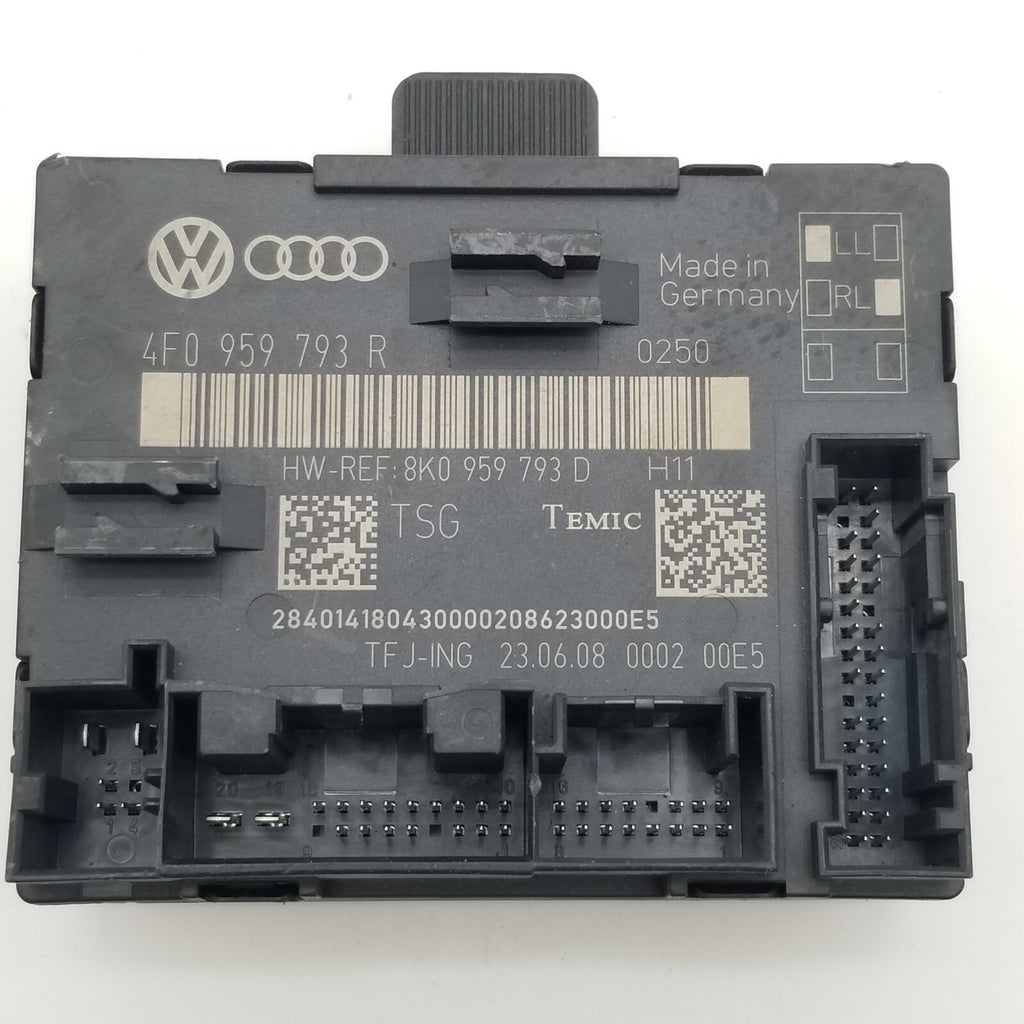 2009 2010 2011 Audi A6 Quattro Left Front Door Window Control Module 4F0959793R