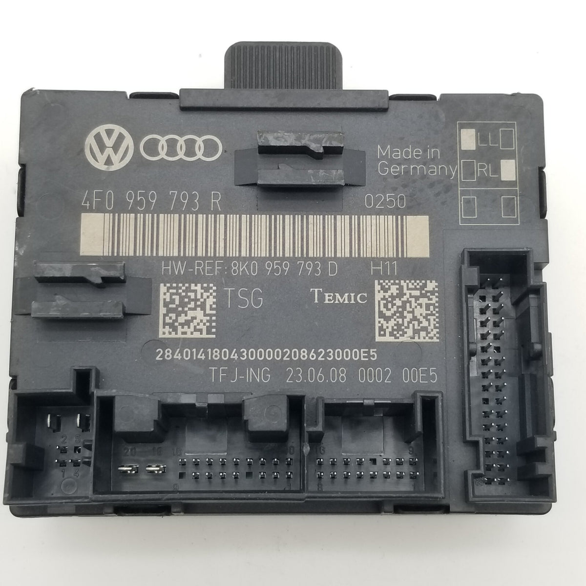2009 2010 2011 Audi A6 Quattro Left Front Door Window Control Module 4F0959793R
