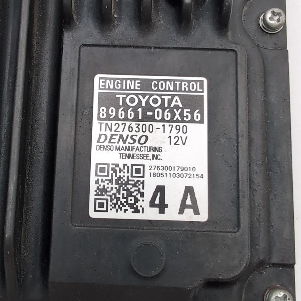 2018 Toyota Camry 2.5L Engine Computer Control Module ECU 89661-06X56