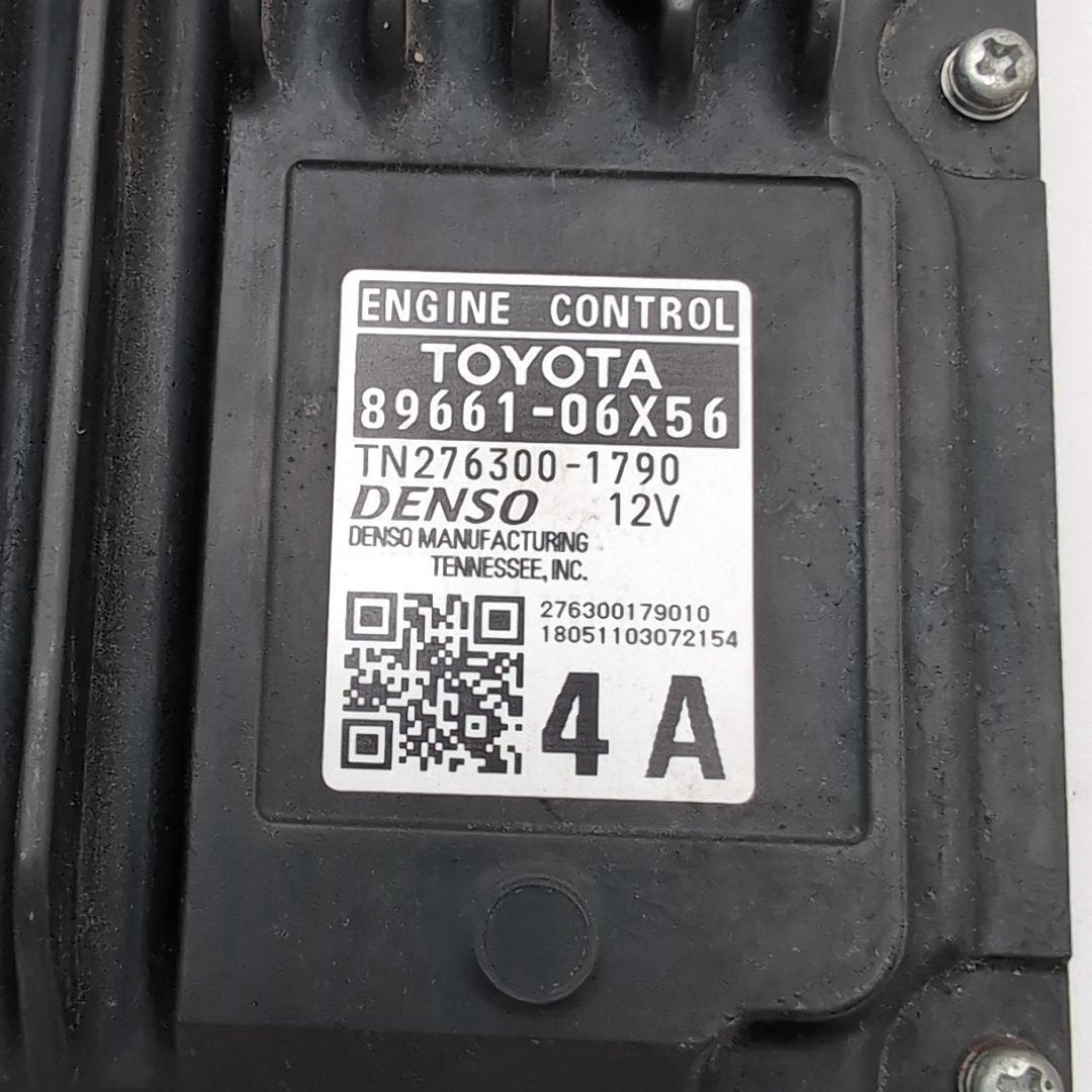 2018 Toyota Camry 2.5L Engine Computer Control Module ECU 89661-06X56