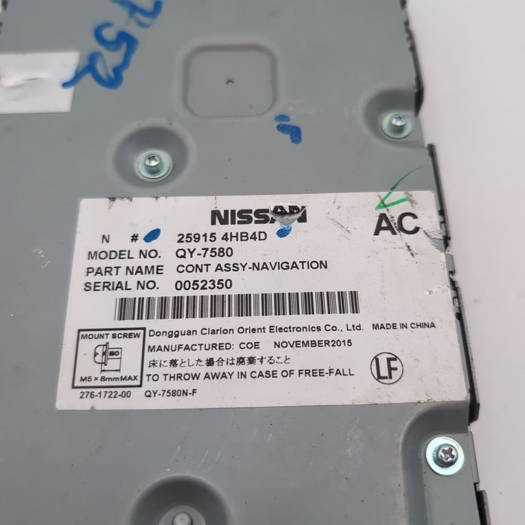 2016 2017 2018 Infiniti Q50 Navigation Control Module OEM 25915-4HB4D