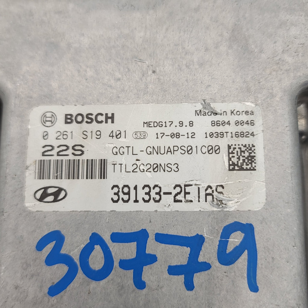 2018 HYUNDAI TUCSON 2.0L ENGINE COMPUTER CONTROL UNIT ECU ECM OEM 39133-2ETAS