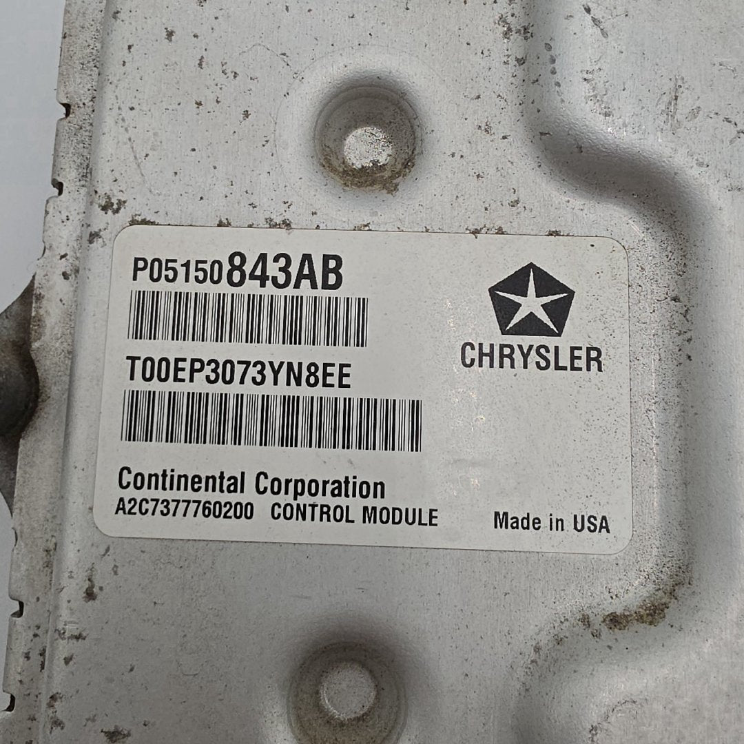 2014 Jeep Cherokee 2.4L Engine Computer Control Module ECU 05150843AB