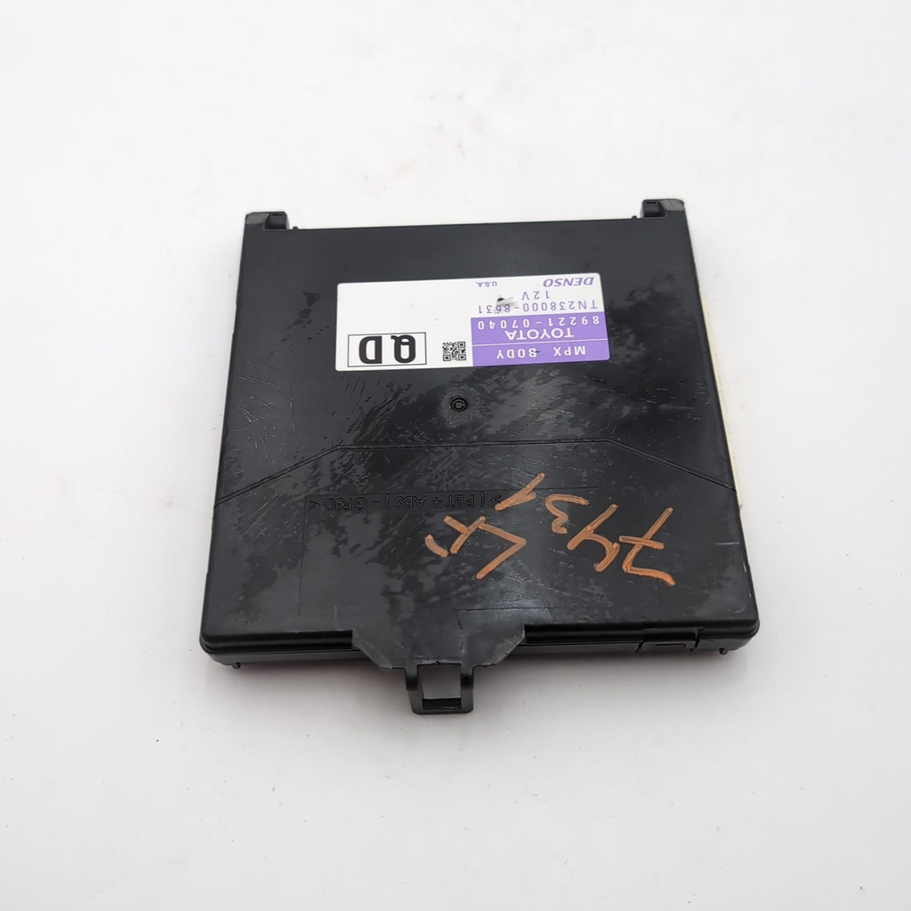 2013 2014 Toyota Avalon Multiplex Network Body Control Module 89221-07040