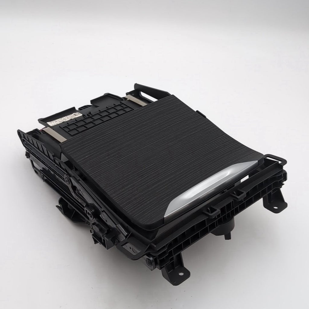 2019 - 2026 BMW X5 X6 X7 Center Storage Compartment Fineline Argento Gloss Trim