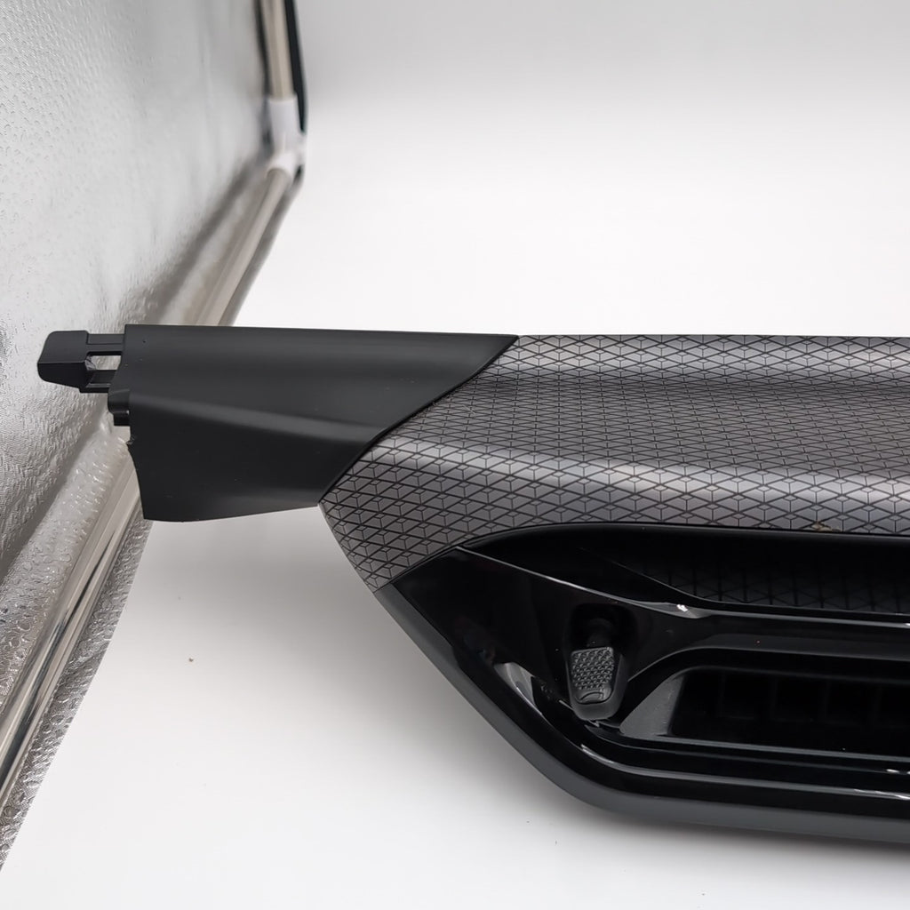 2025 2026 BMW G42 G20 G22 Center Dash Air Vent Assembly Trim Aluminum Rhombicle