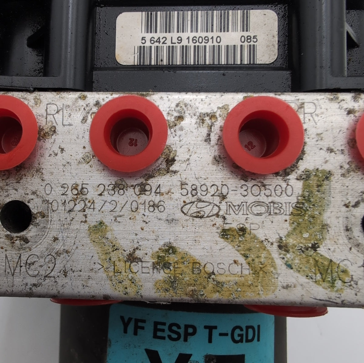 2011 2012 2013 Hyundai Sonata 2.4L ABS Anti Lock Brake Pump 58920-3Q500