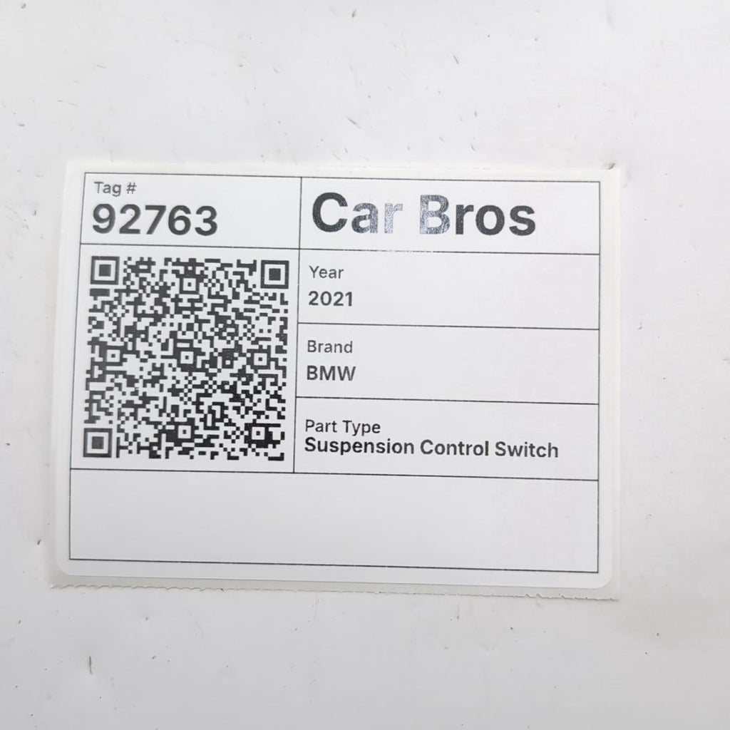 2019 - 2023 BMW X5 X6 X7 Suspension Self Leveling Control Switch 9495368