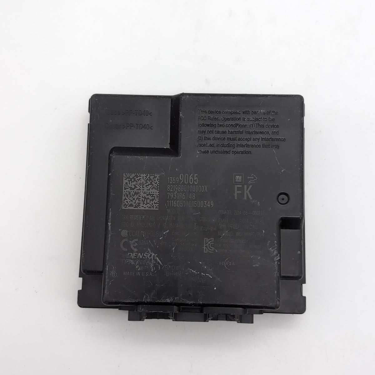 2016 2017 2018 Chevy Camaro GM Buick Keyless Entry Control Module 13599065