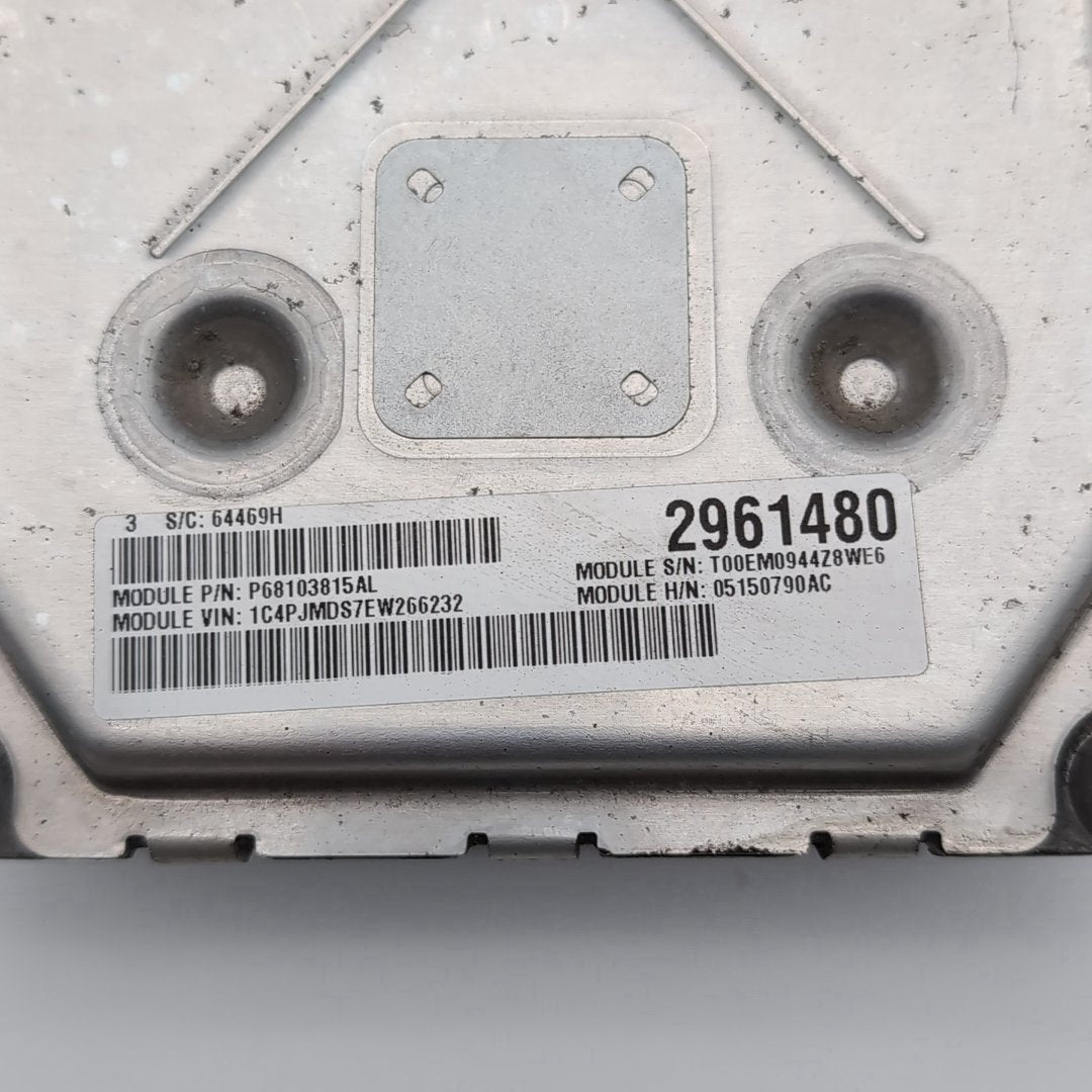 2014 Jeep Cherokee 3.2L Engine Computer Control Module ECU 05150790AC