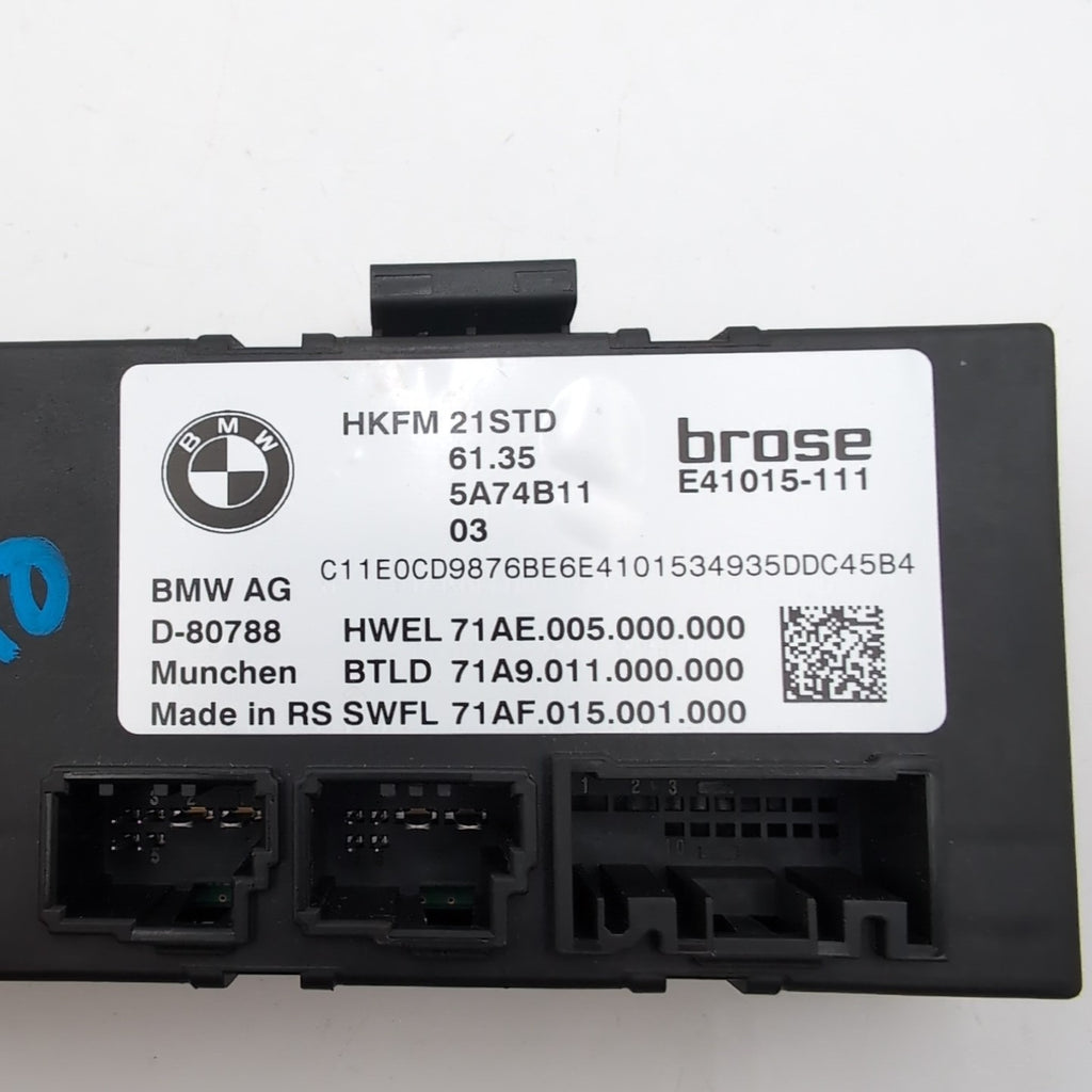 2023 2024 2025 BMW G60 XM X1 X2 X3 Trunk Lid Liftgate Control Module 5A74B11