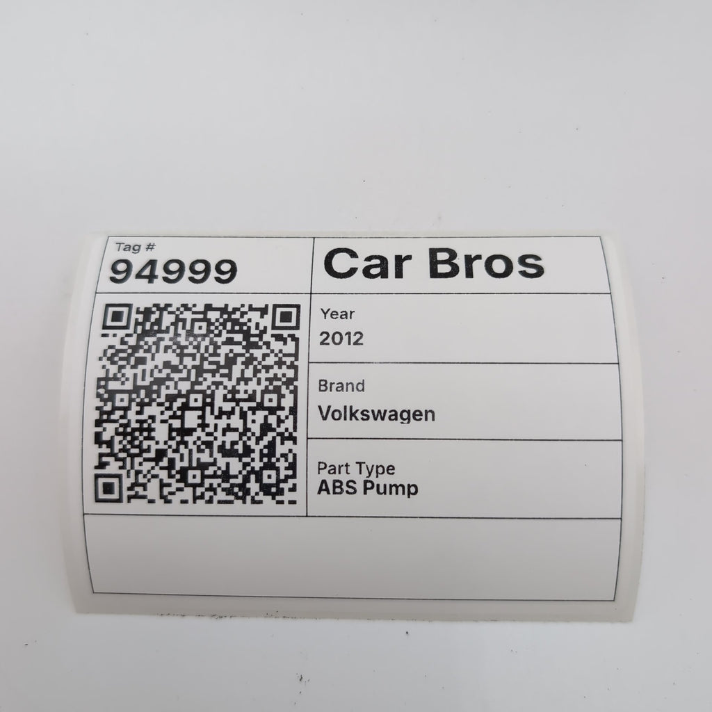 2011 2012 Volkswagen CC ABS Anti Lock Brake Pump 3AA614109M