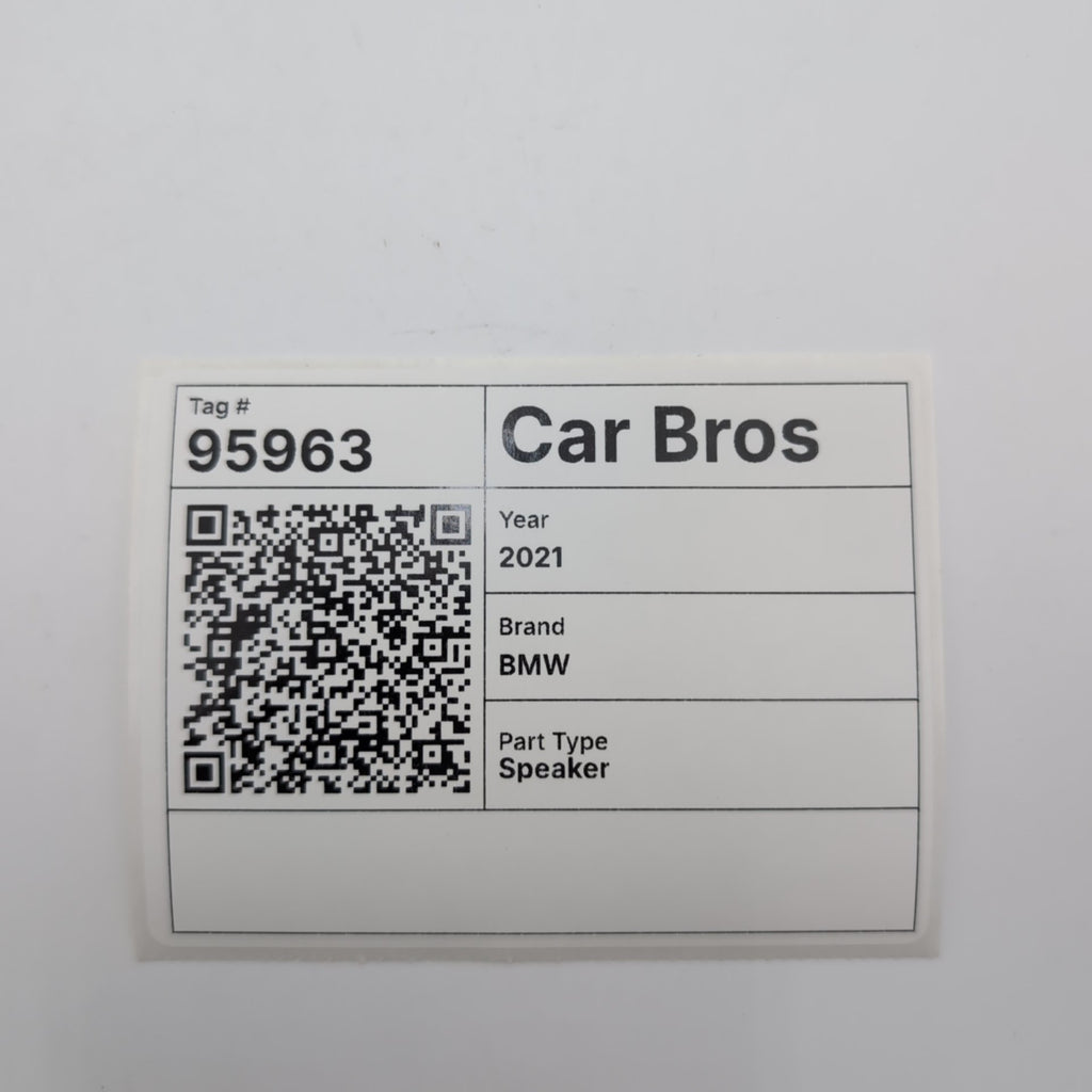 2014 - 2021 BMW i3 i3s I01 Front Left Right Woofer Speaker OEM 8715684