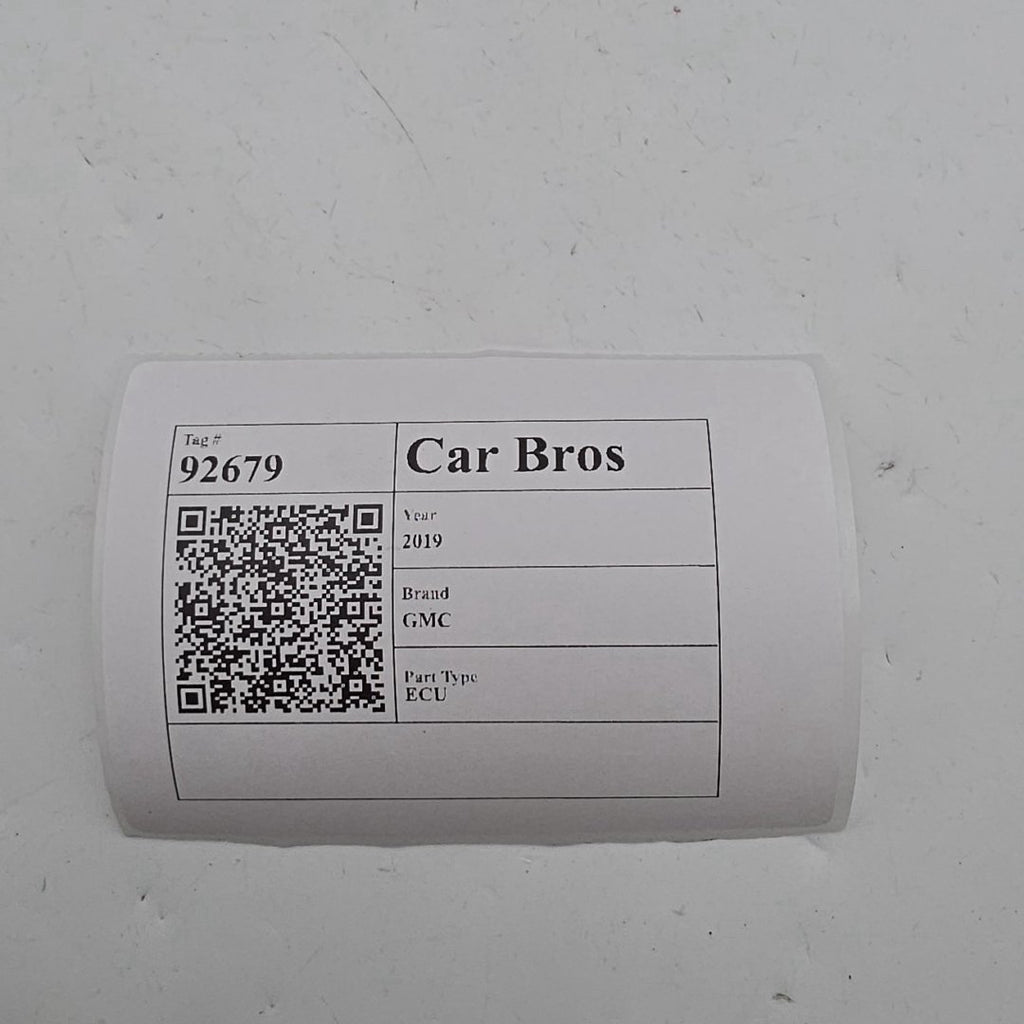 2017 - 2019 GMC Terrain 2.0L AWD Engine Computer Control Module ECU E80 12697838