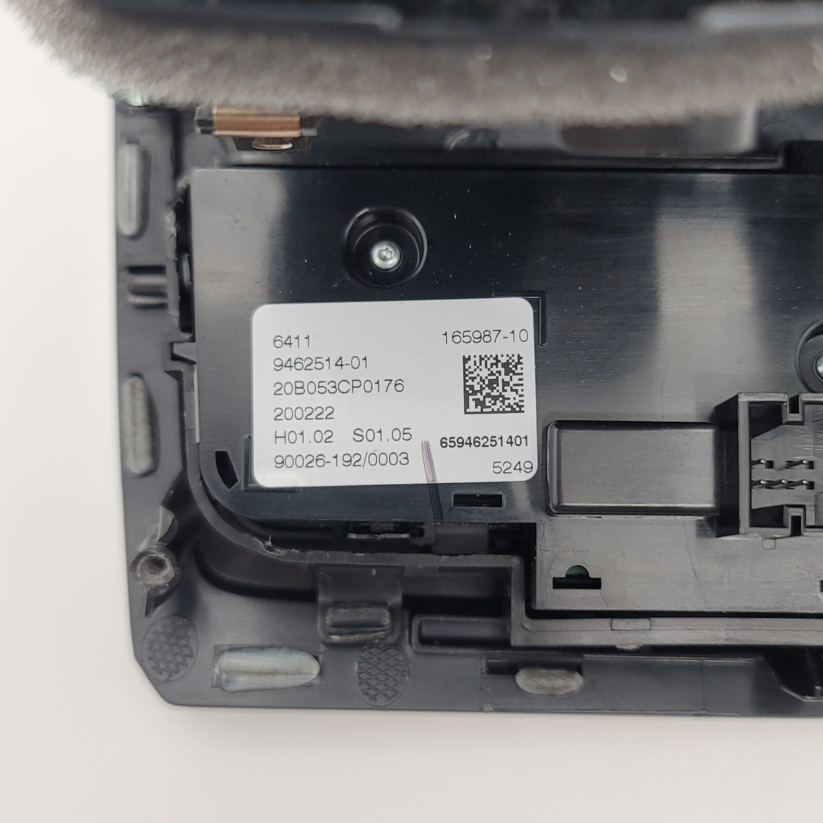 2019 2020 2021 2022 BMW X6 Center Console Rear Panel Climate Control