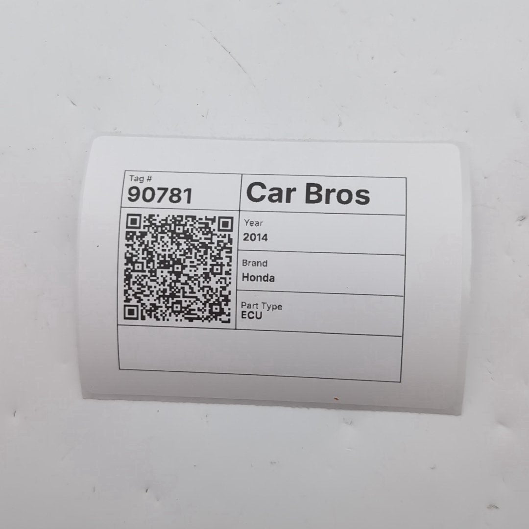 2014 Honda Accord Engine Computer Control Module 37820-5A3-L21