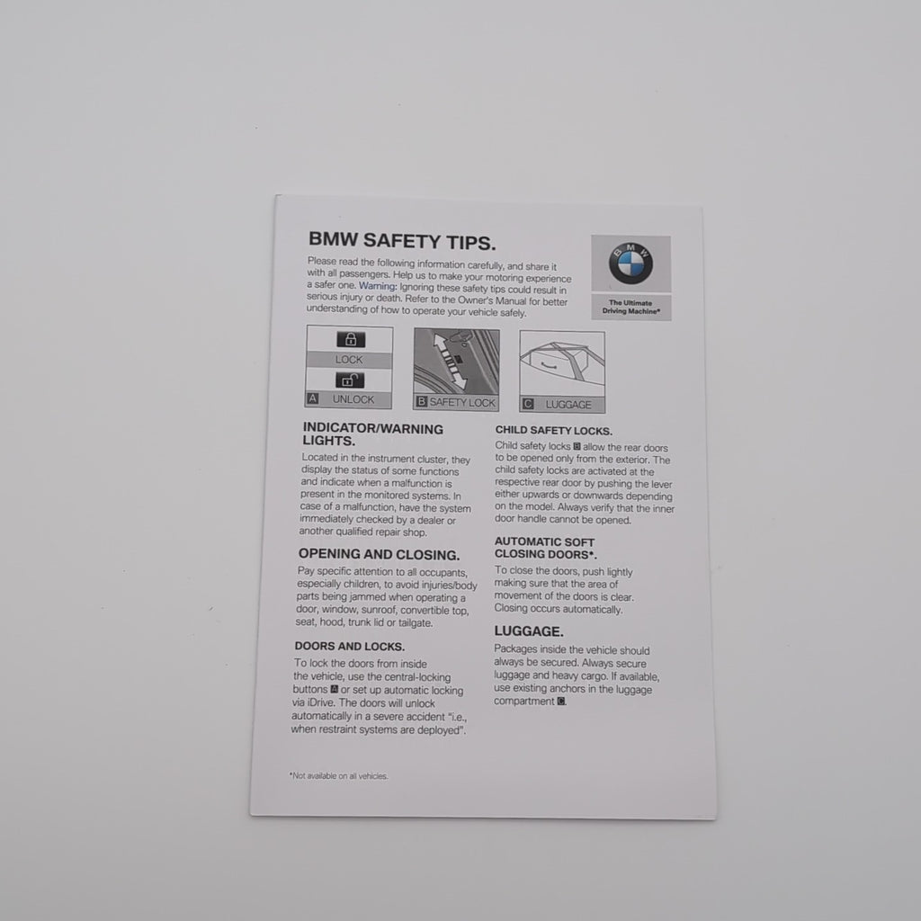 2024 BMW X1 Owner's Manual Handbook Set Kit with Case OEM 5A9C651