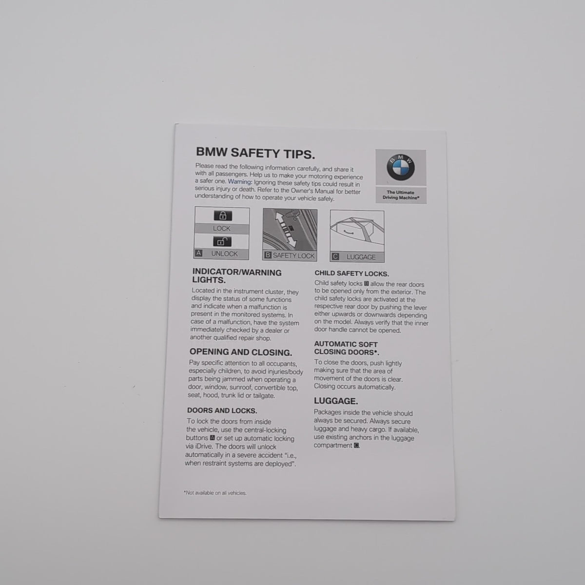 2024 BMW X1 Owner's Manual Handbook Set Kit with Case OEM 5A9C651