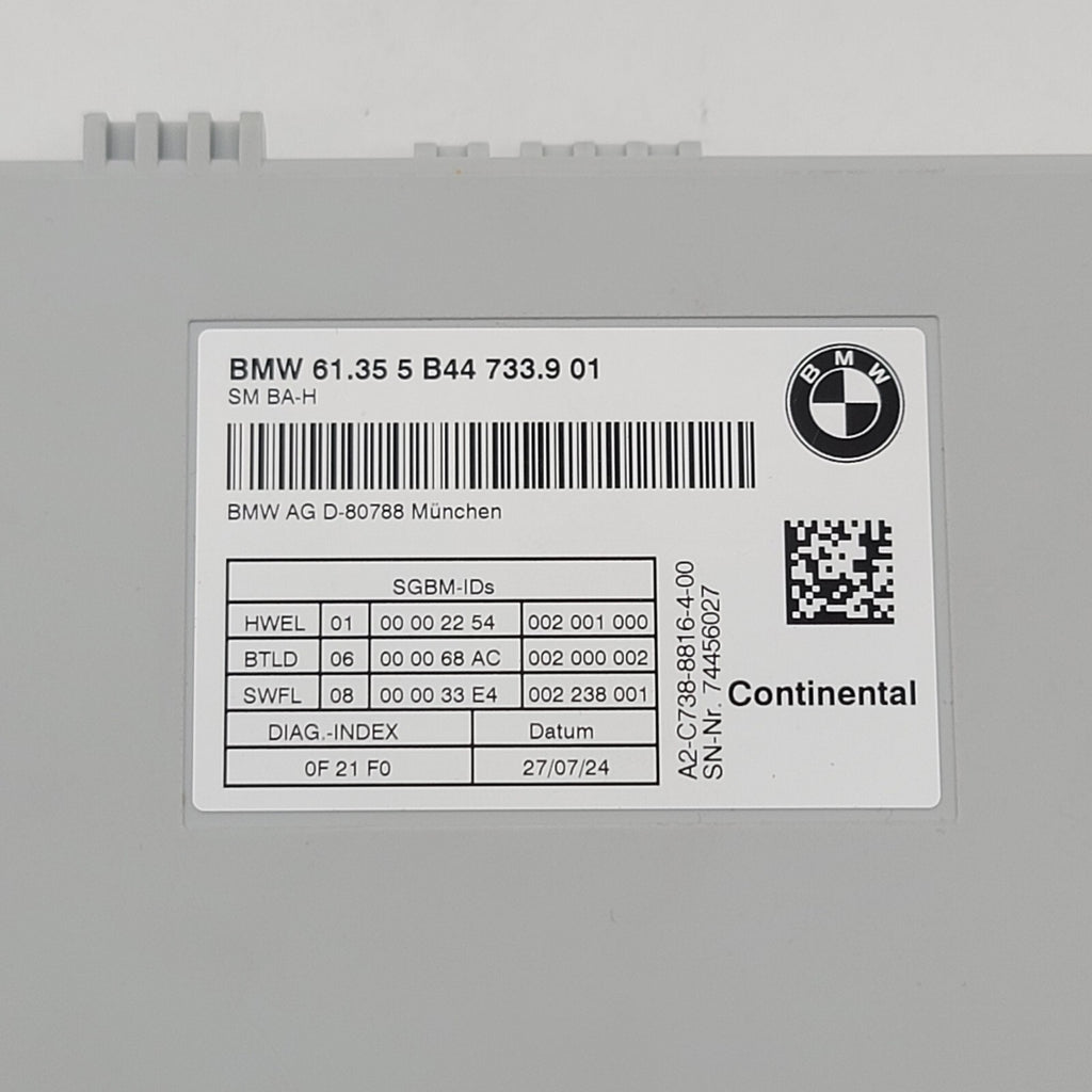 2025 Bmw 330I G20 Front Left Seat Control Module Unit 5B44733