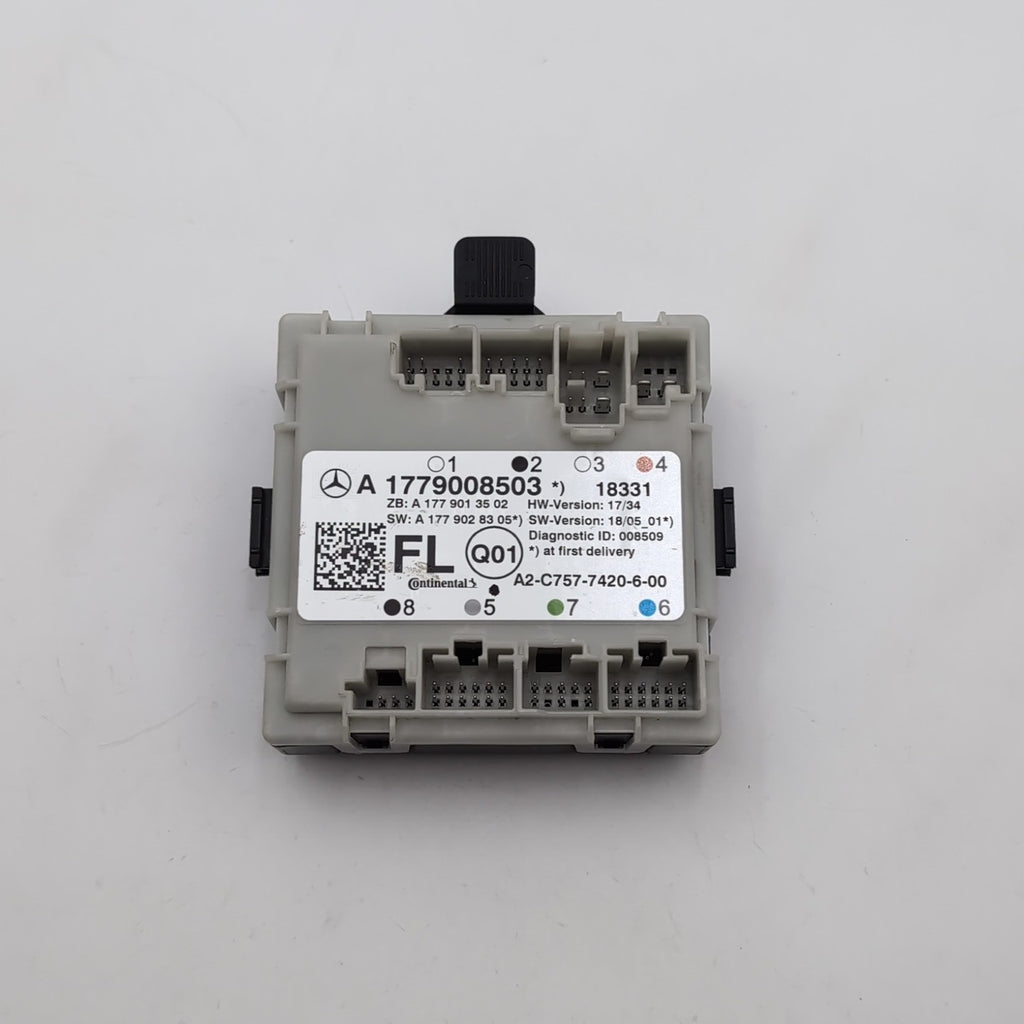 2020- 24 MERCEDES A CLA GLA GLB FRONT LEFT DRIVER DOOR CONTROL UNIT A1779005105