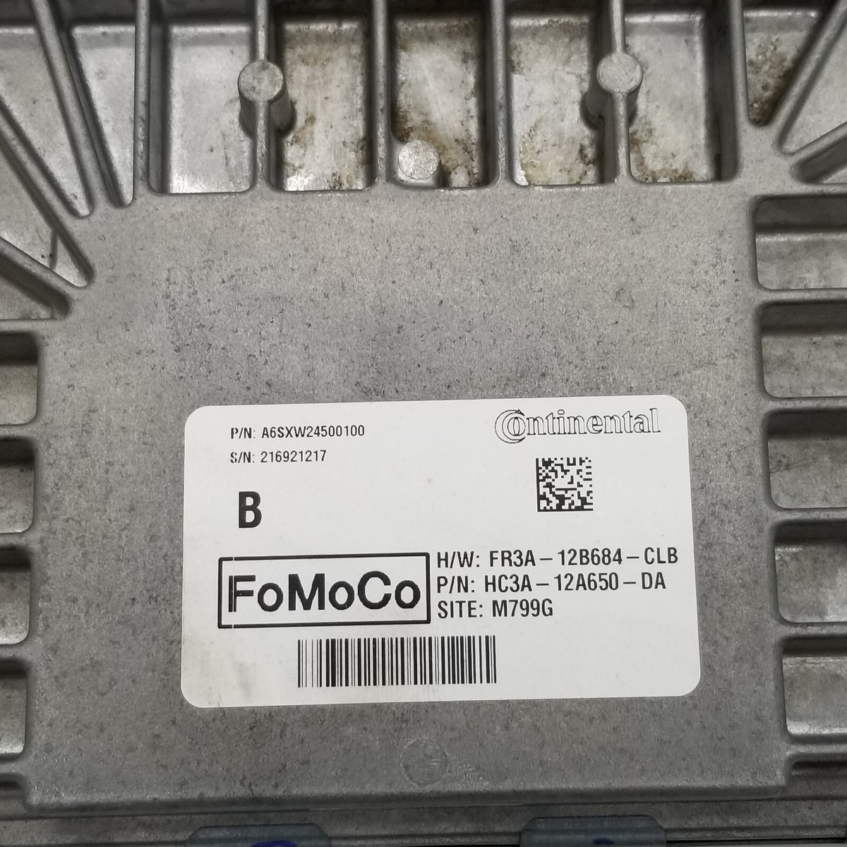 2017 2018 2019 FORD F250 SD PICK UP Engine Computer Brain Box Fr3a12b684clb