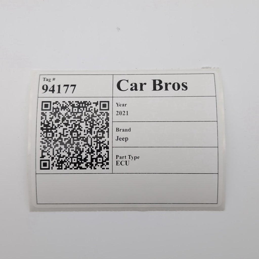 2018 - 2021 Jeep Compass Engine Computer Control Module ECU 68342095AB