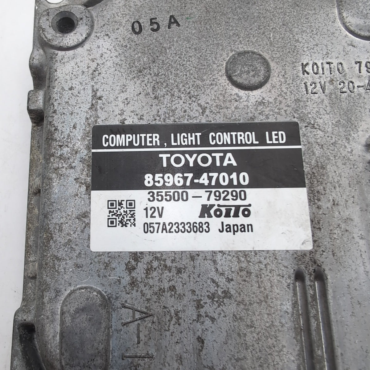 2010 Lexus RX450h LED Headlight Computer Control Module Ballast 85967-47010
