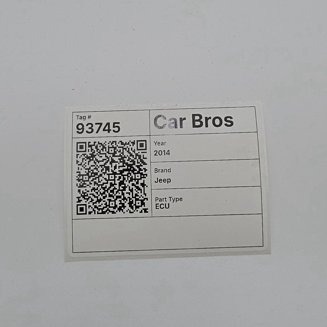 2014 Jeep Cherokee 2.4L Engine Computer Control Module ECU 05150843AB
