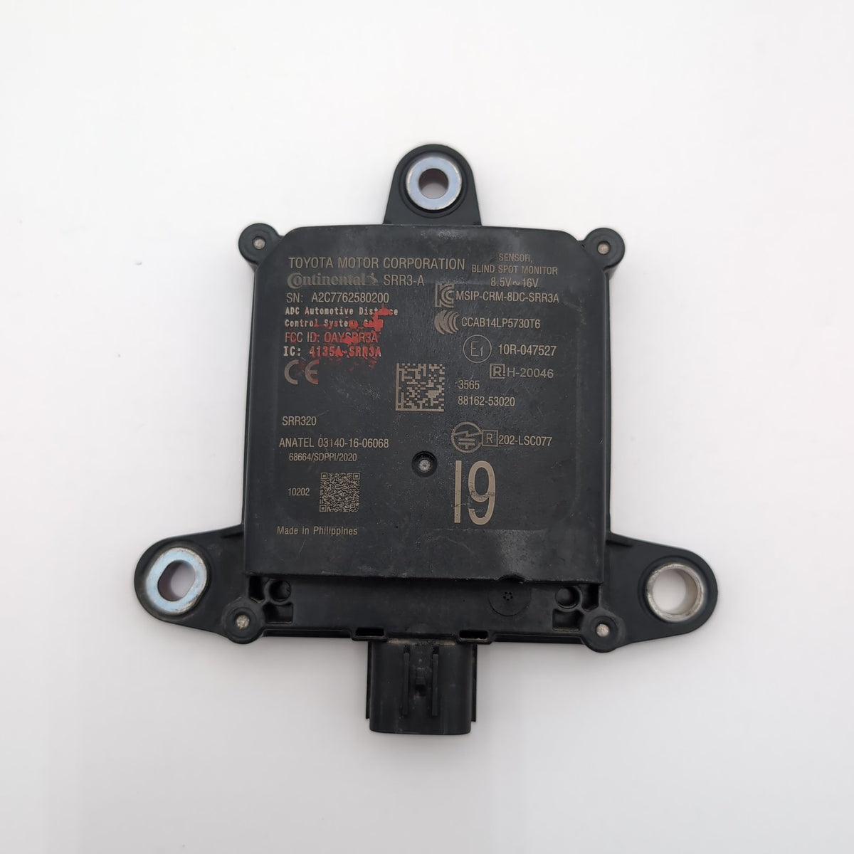 2020 - 2024 Lexus IS300 IS350 Rear Blind Spot Radar Sensor 88162-53020