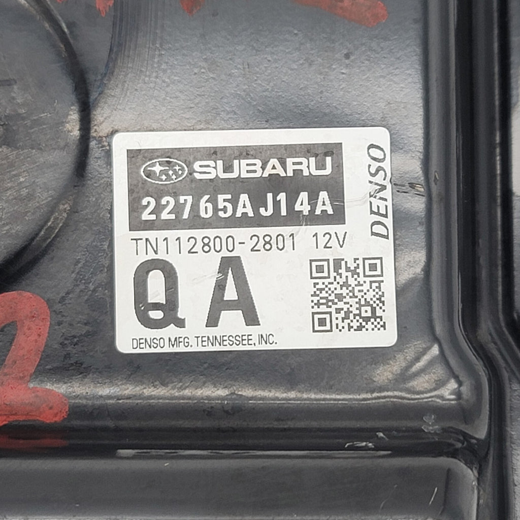 2016 Subaru Legacy Ecu Ecm Engine Computer Module 22765Aj14A Oem