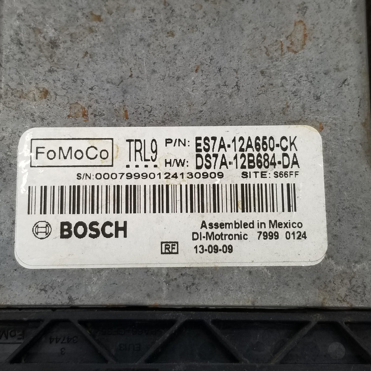 2014 2015 2016 Ford Fusion Engine Computer Control Module ECM OEM ES7A-12A650-CK