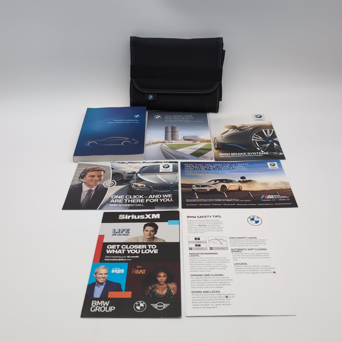 2026 BMW 4 Series G26 Gran Coupe Owners Manual Handbook Set Kit with Case OEM