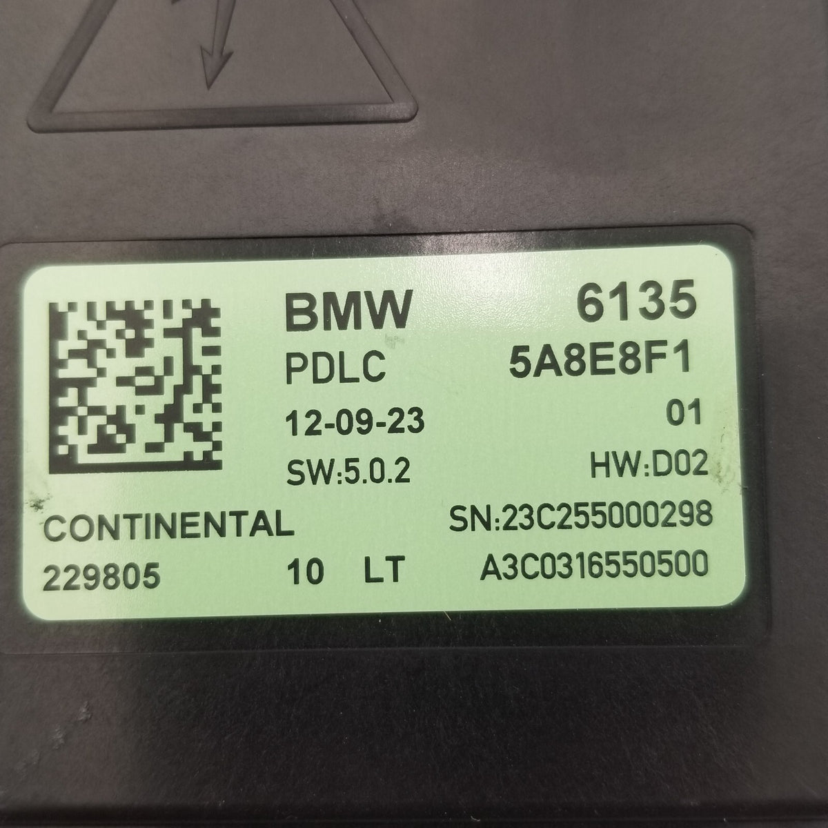 2022 - 2025 BMW iX I20 PANORAMIC SUN ROOF SUNROOF WINDOW CONTROL MODULE UNIT