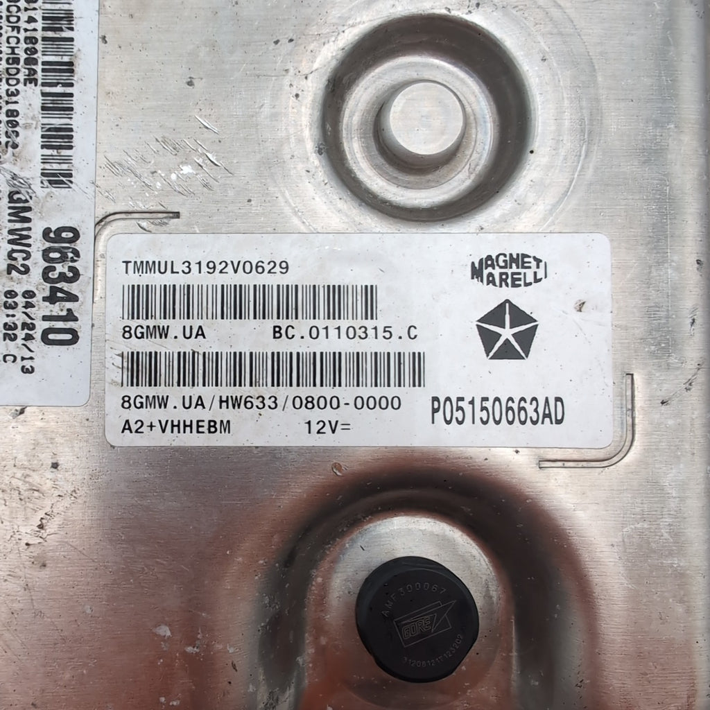 2013 Dodge Dart Engine Computer Control Module ECM ECU 05150663AD