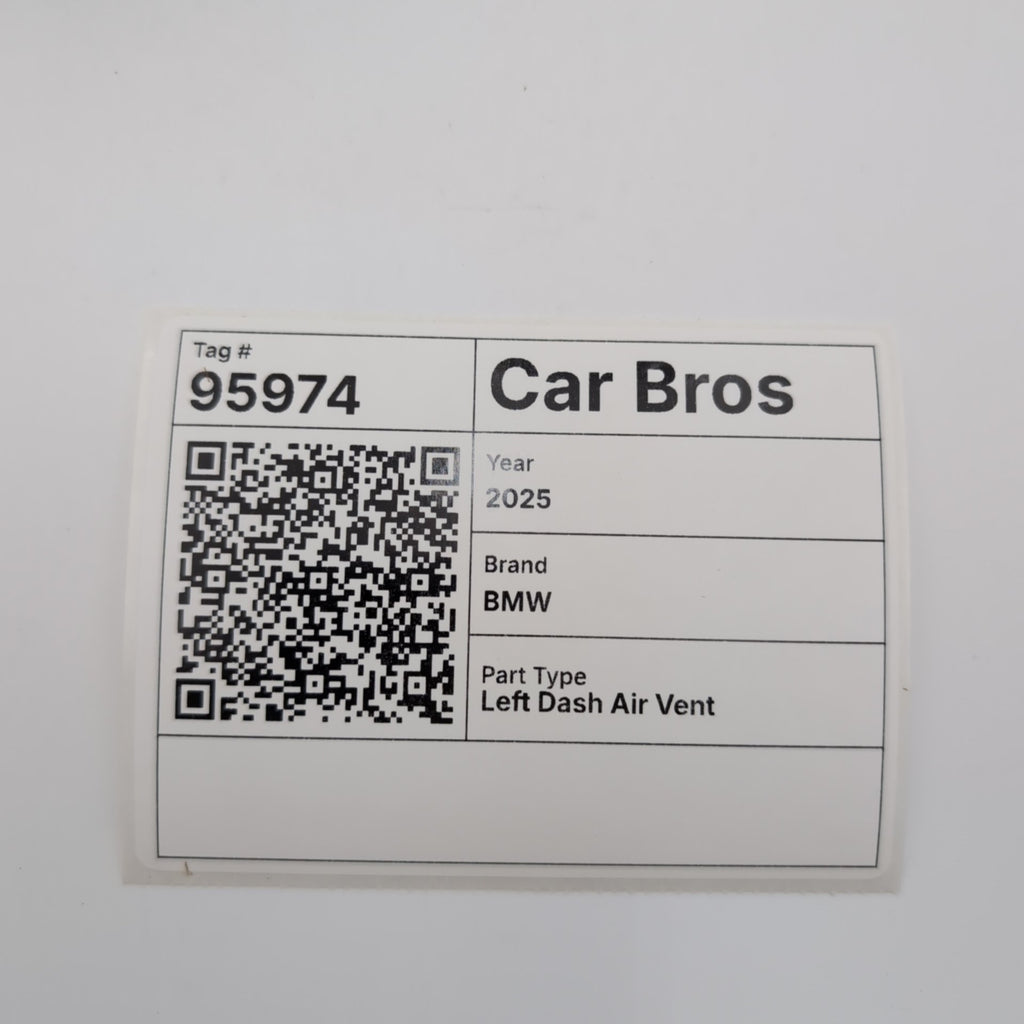 2023 - 2026 BMW i4 G20 G26 G80 Left Driver Dash AC Air Vent Trim 9633611
